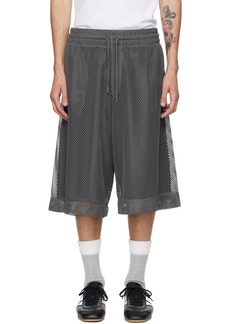 Dries Van Noten Gray Layered Shorts