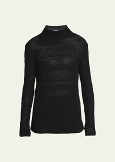 Dries Van Noten Men's Linen Loose Knit Sweater