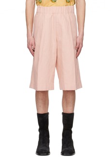 Dries Van Noten Pink Baggy Shorts