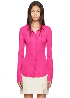 Dries Van Noten Pink Button-Down Shirt