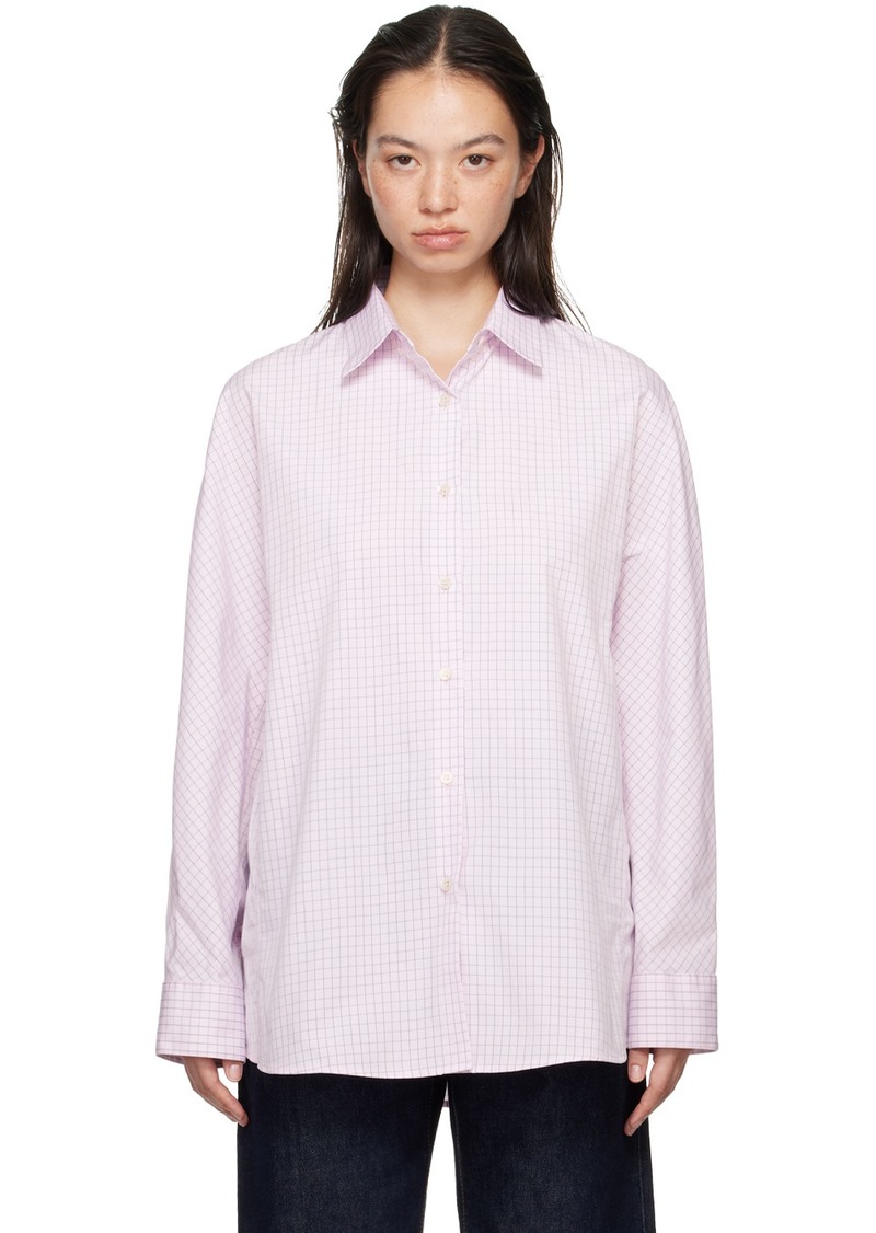 Dries Van Noten Pink Check Shirt