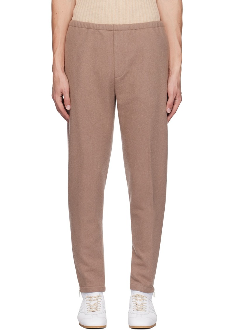 Dries Van Noten Pink Drawstring Trousers