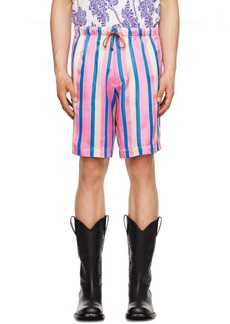 Dries Van Noten Pink Elasticated Shorts