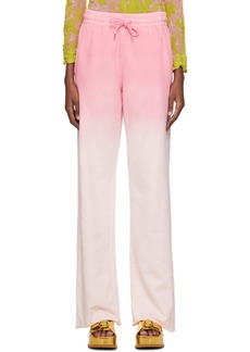 Dries Van Noten Pink Gradient Lounge Pants