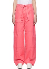 Dries Van Noten Pink Paint Trousers