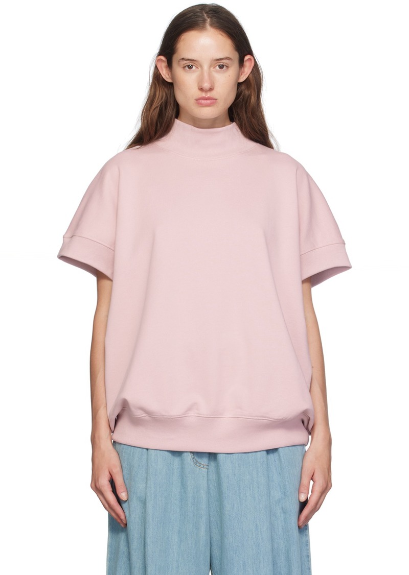 Dries Van Noten Pink Rib Sweatshirt