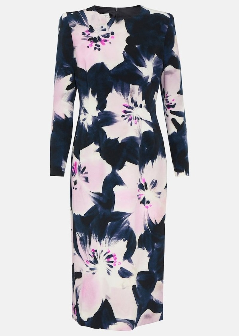 Dries Van Noten Printed jersey midi dress