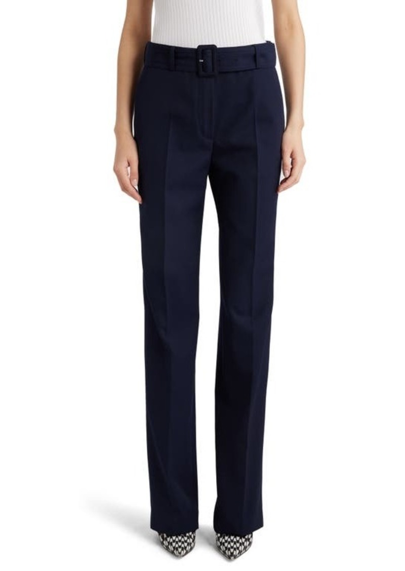 Dries Van Noten Pulla Belted Tailored Trousers