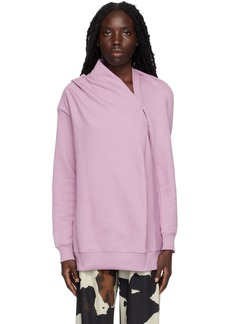 Dries Van Noten Purple Asymmetric Sweatshirt