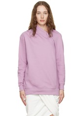 Dries Van Noten Purple Cowl Neck Sweatshirt