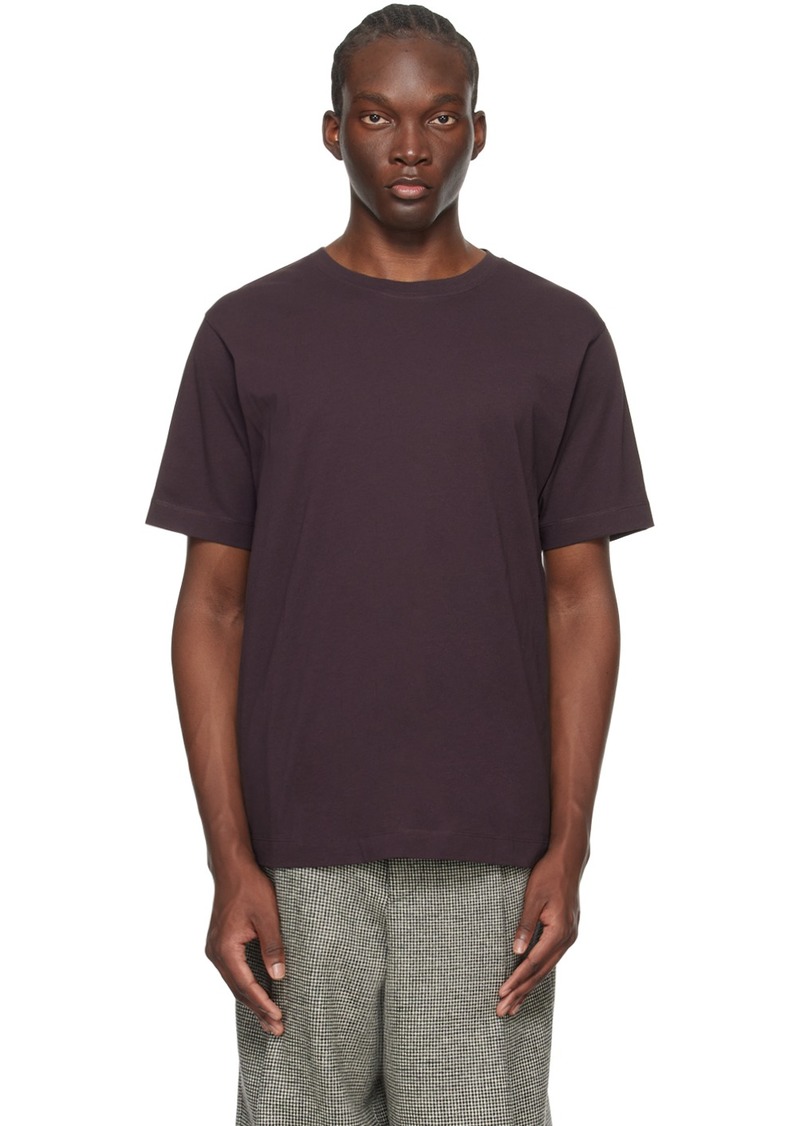 Dries Van Noten Purple Crewneck T-Shirt