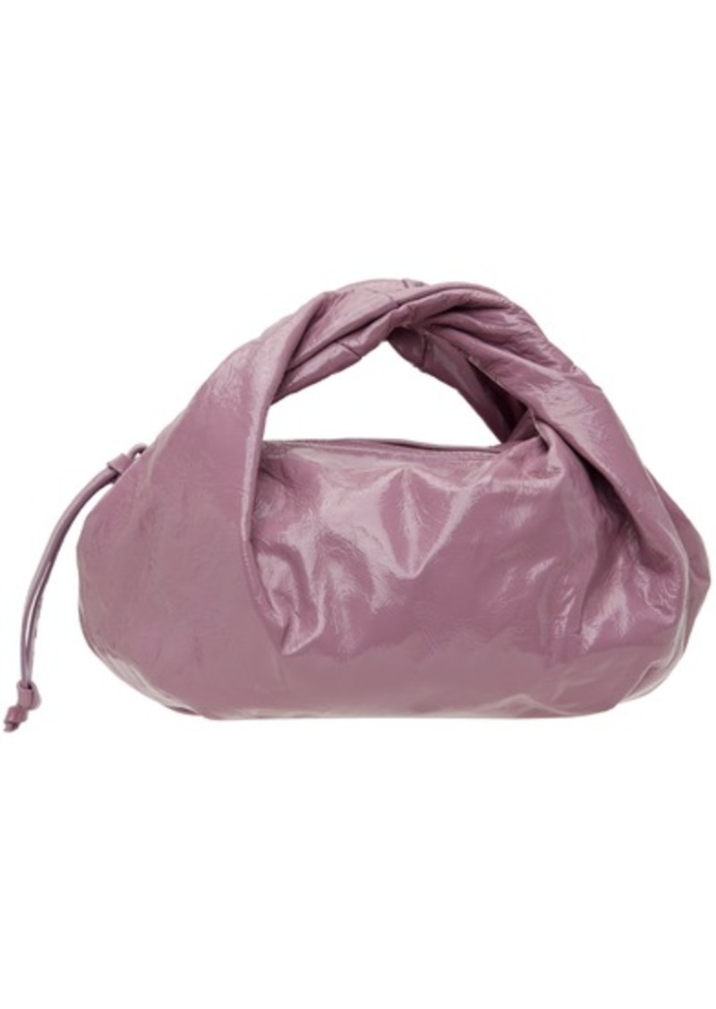 Dries Van Noten Purple Twisted Bag