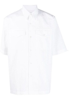 DRIES VAN NOTEN REGULAR FIT SHIRT WITH SHORT SLEEVES AND PATCH POCKETS