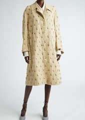 Dries Van Noten Rolendo Embellished Cotton & Linen Coat
