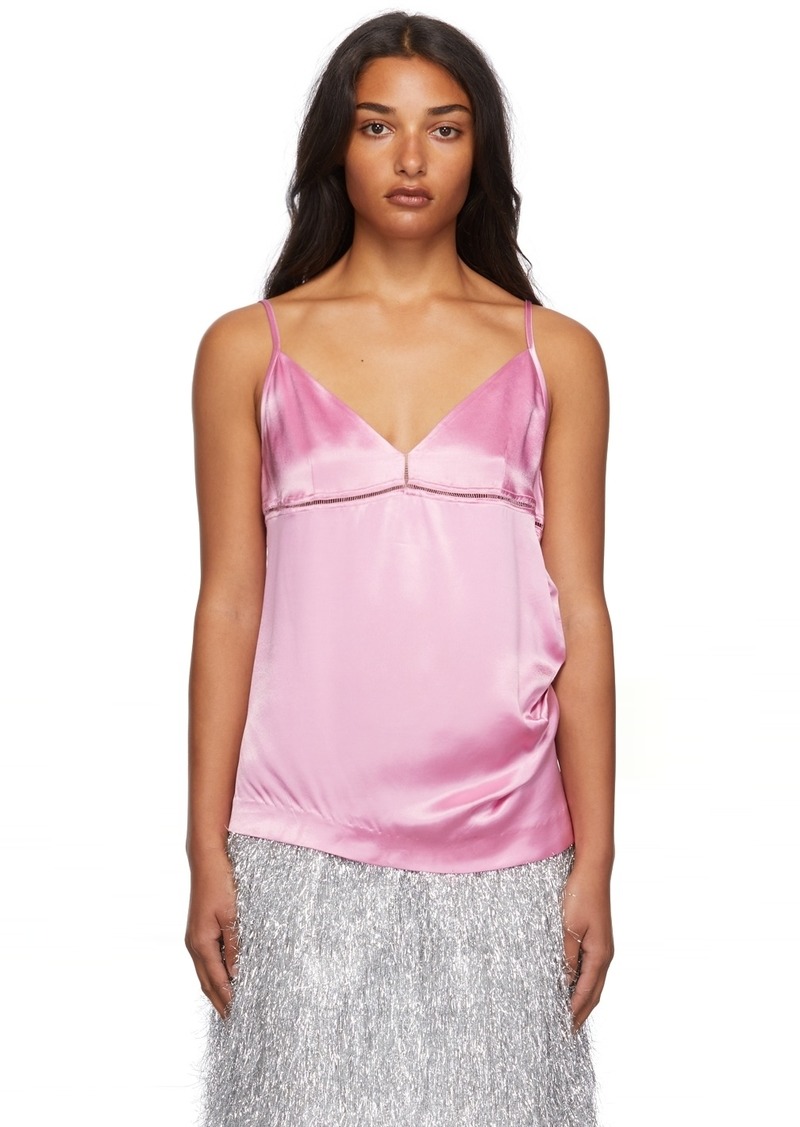 Dries Van Noten Satin Cana Tank Top