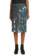 Dries Van Noten Scotta Sequin Embellished Skirt