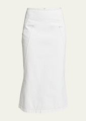 Dries Van Noten Sibyl Denim Midi Skirt