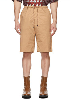 Dries Van Noten SSENSE Exclusive Beige Lightweight Nylon Shorts