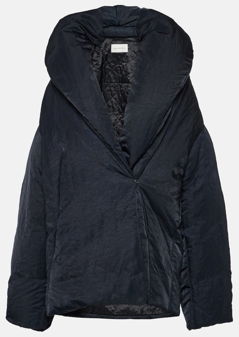 Dries Van Noten Voltaire oversized down jacket