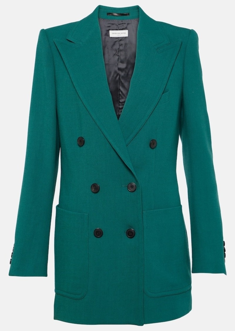 Dries Van Noten Wool gabardine blazer