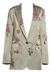 Dries Van Noten Floral-Embellished Lurex Jacket