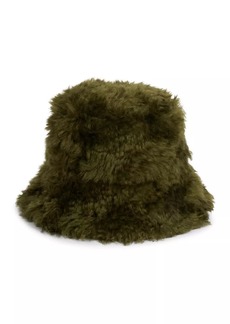Dries Van Noten Gulia Faux Fur Bucket Hat