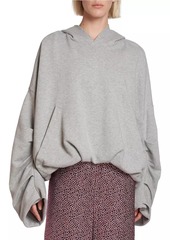 Dries Van Noten Hannett Cotton Bubble Hoodie