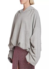 Dries Van Noten Hannett Cotton Bubble Hoodie