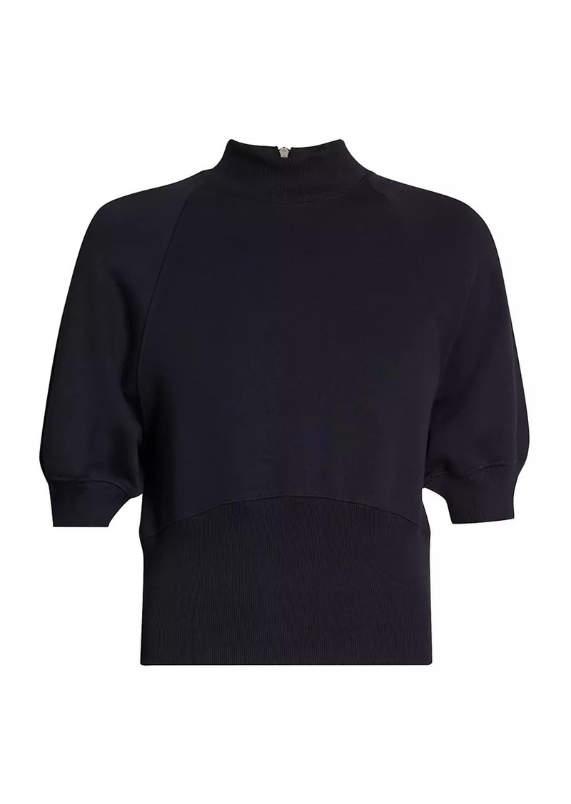 Dries Van Noten Hassium Puff-Sleeve Cotton Sweater