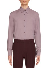 Men's Dries Van Noten Cadogan High/low Button-Up Shirt