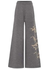 Dries Van Noten Merino wool-blend wide-leg pants