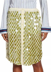 Dries Van Noten Paillette-Embellished Skirt