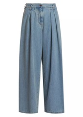 Dries Van Noten Pamplona Pleated Denim Pants