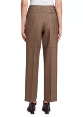 Dries Van Noten Prati Plaid Wool Pants