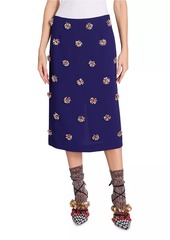 Dries Van Noten Salby Paillette-Embellished Midi-Skirt
