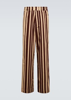 Dries Van Noten Striped wide-leg pants