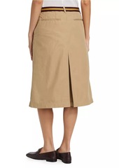 Dries Van Noten Sulia Cotton Midi-Skirt