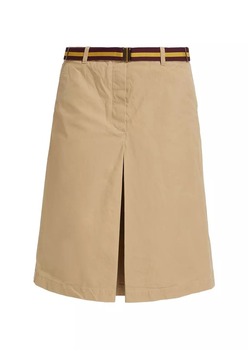 Dries Van Noten Sulia Cotton Midi-Skirt