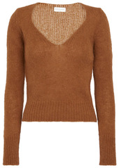 Dries Van Noten V-neck alpaca and wool-blend sweater