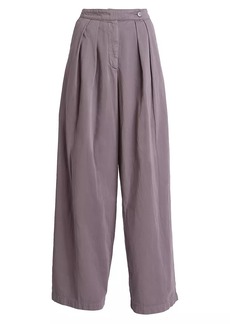 Dries Van Noten Wide-Leg Cotton Pants