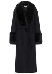 Dries Van Noten Wool-blend belted coat