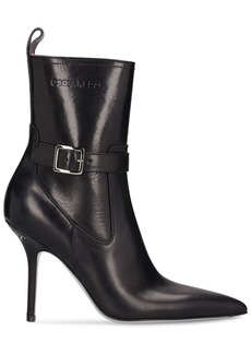 Dsquared2 100mm Rodeo Girl Leather Ankle Boots