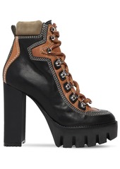 Dsquared2 120mm Lace-up Leather Hiking Boots