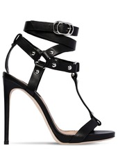 Dsquared2 120mm Leather Studded T Bar Sandals