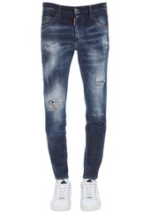 Dsquared2 15cm Skinny Dan Cotton Denim Jeans