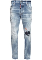 Dsquared2 16.5cm Skater Stretch Cotton Denim Jeans