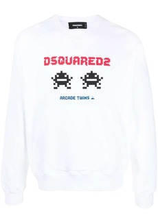 Dsquared2 Arcade Twins-print sweatshirt