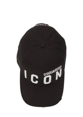 Dsquared2 Be Icon Cotton Baseball Cap