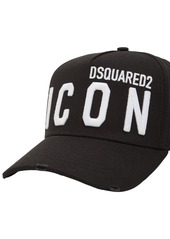 Dsquared2 Be Icon Cotton Baseball Cap