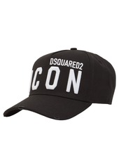 Dsquared2 Be Icon Cotton Baseball Cap